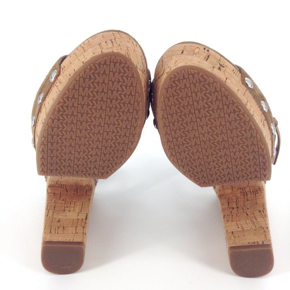 MICHAEL MICHAEL KORS Hayden Suede Platform Sandal - Picture 8 of 8
